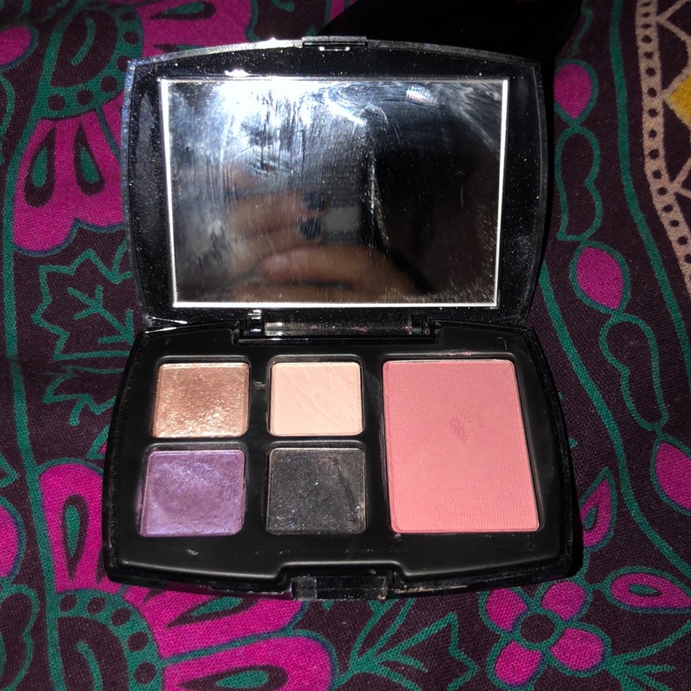 Lancôme Eyeshadow and Blush pallete compact mirror